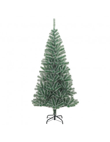 Albero di Natale Artificiale con 300 LED Palline e Neve 240 cm