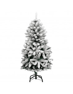 Albero Natale Incernierato con 150 LED e Palline 150 cm 2