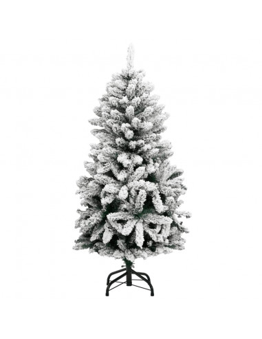 Albero Natale Incernierato con 150 LED e Palline 150 cm