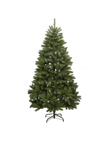 Albero Natale Incernierato con 300 LED e Palline 210 cm