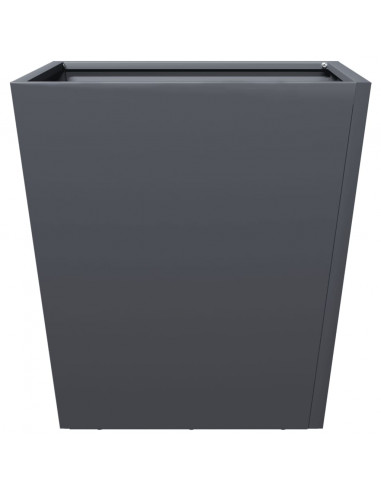 Fioriera da Giardino Antracite 40x40x40 cm in Acciaio