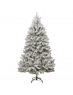 Albero Natale Incernierato con 300 LED e Palline 180 cm 2