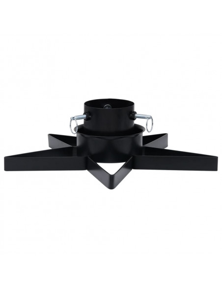 Base per Albero di Natale Nera 47x47x13,5 cm