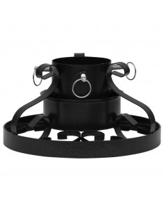 Base per Albero di Natale Nera 29x29x15,5 cm 2