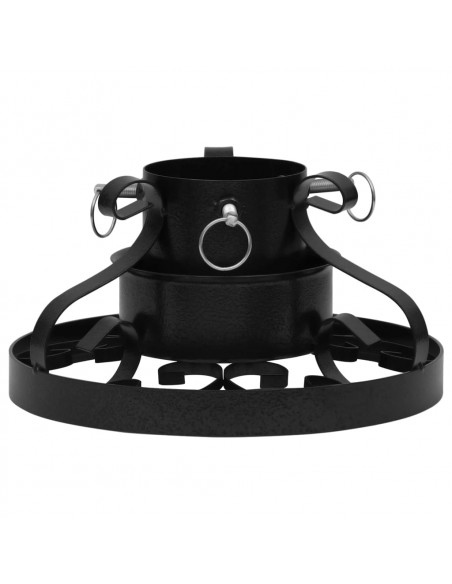 Base per Albero di Natale Nera 29x29x15,5 cm