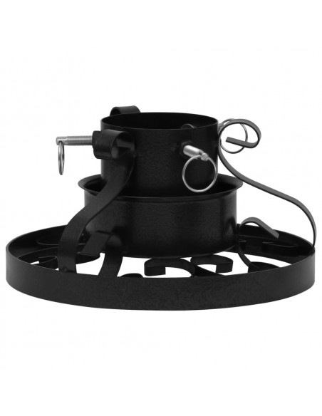 Base per Albero di Natale Nera 29x29x15,5 cm