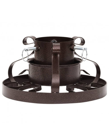 Base per Albero di Natale Rame Anticato 29x29x15,5 cm