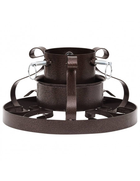 Base per Albero di Natale Rame Anticato 29x29x15,5 cm