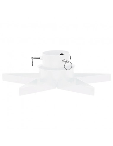 Base per Albero di Natale Bianca 47x47x13,5 cm