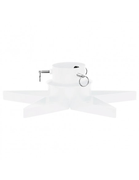 Base per Albero di Natale Bianca 47x47x13,5 cm