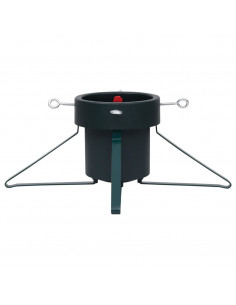 Base per Albero di Natale Nera 46x46x19 cm 2