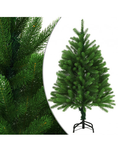 Albero di Natale Artificiale Realistico con Punte 120 cm Verde