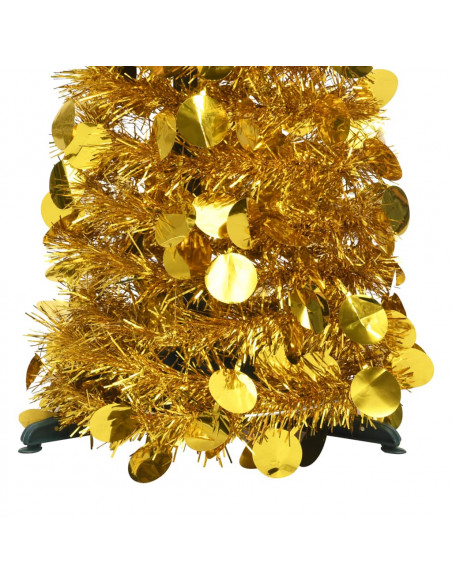 Albero di Natale Artificiale Apribile Oro 180 cm PET