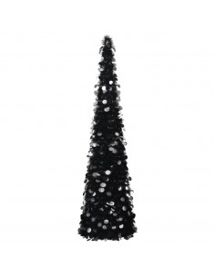 Albero di Natale Artificiale Apribile Nero 180 cm PET 2