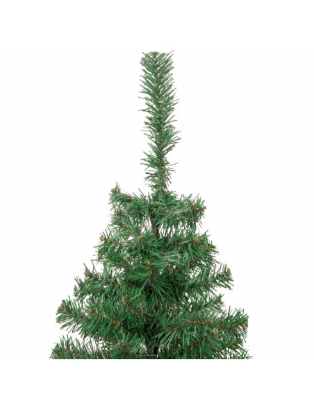 Albero Natale Artificiale con Supporto Acciaio 210 cm 910 Rami