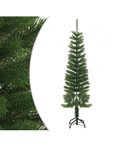 Albero di Natale Artificiale Sottile con Base 520 cm PE