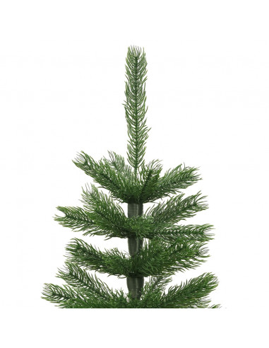 Albero di Natale Artificiale Sottile con Base 520 cm PE