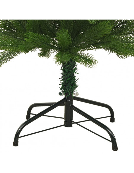 Albero di Natale Artificiale Sottile con Base 210 cm PE