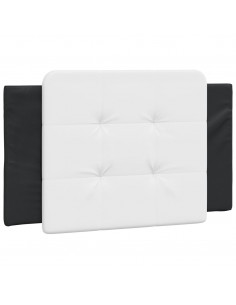 Cuscino Testiera Nero e Bianco 80 cm in Similpelle 2