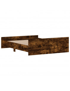 Giroletto con Testiera e Pediera Rovere Fumo 150x200 cm