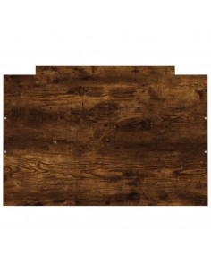 Giroletto con Testiera e Pediera Rovere Fumo 75x190 cm