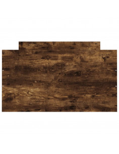 Giroletto con Testiera e Pediera Rovere Fumo 90x190 cm