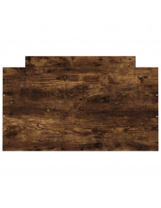 Giroletto con Testiera e Pediera Rovere Fumo 90x200 cm