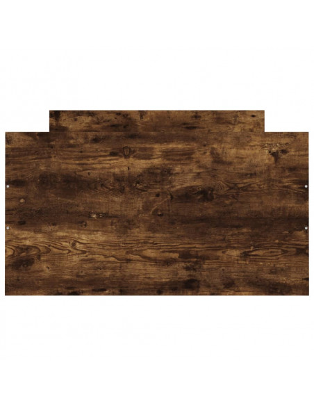 Giroletto con Testiera e Pediera Rovere Fumo 90x200 cm