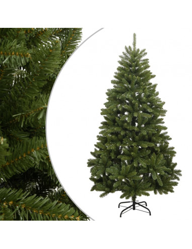 Albero di Natale Artificiale Incernierato con Base Verde 270 cm