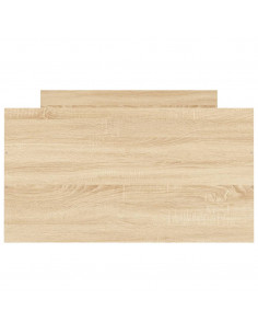 Giroletto con Testiera e Pediera Rovere Sonoma 100x200 cm