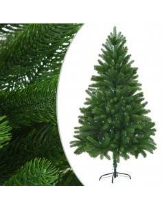 Albero di Natale Artificiale Realistico con Punte 210 cm Verde 2
