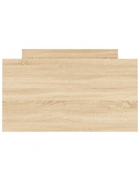 Giroletto con Testiera e Pediera Rovere Sonoma 90x190 cm