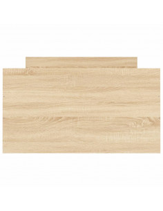 Giroletto con Testiera e Pediera Rovere Sonoma 90x200 cm