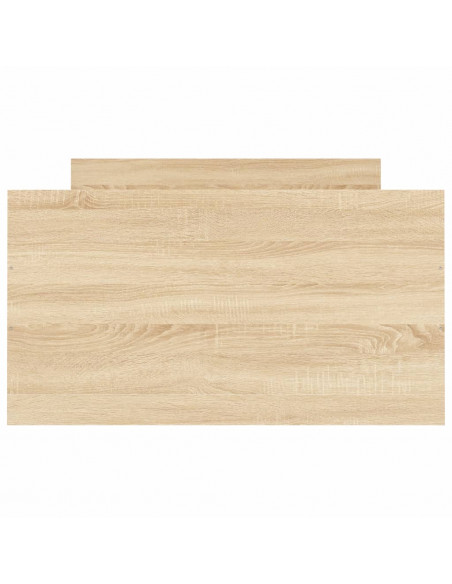 Giroletto con Testiera e Pediera Rovere Sonoma 90x200 cm