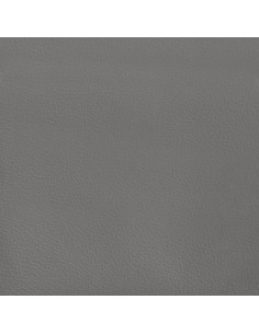 Giroletto con Testiera Grigio 140x200 cm in Similpelle