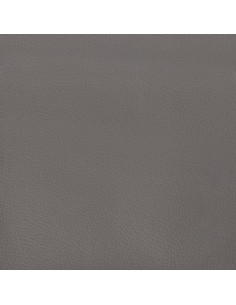 Giroletto con Testiera Grigio 140x200 cm in Similpelle