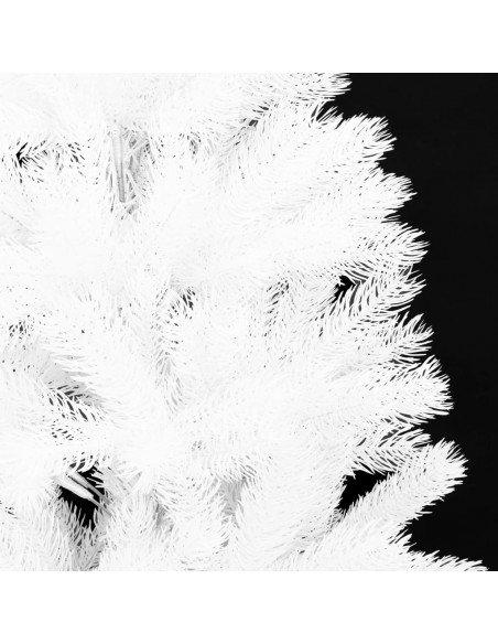 Albero di Natale Artificiale con Aghi Realistici Bianco 120 cm