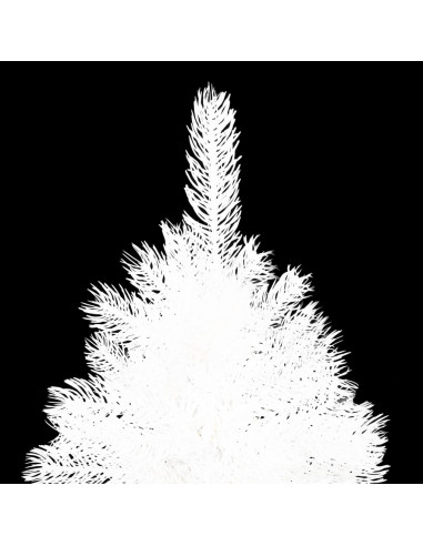 Albero di Natale Artificiale con Aghi Realistici Bianco 150 cm