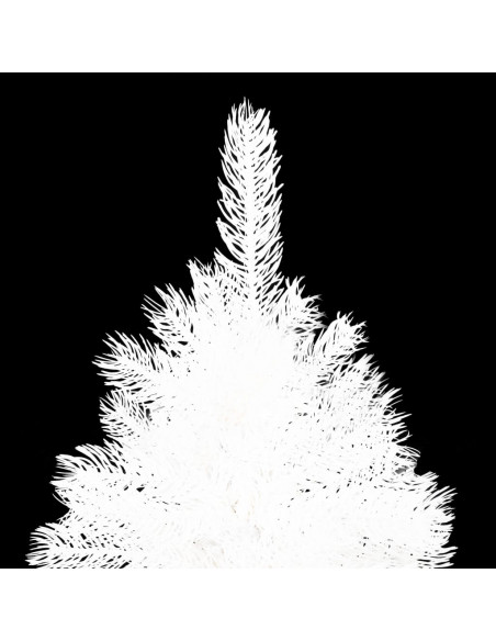Albero di Natale Artificiale con Aghi Realistici Bianco 210 cm