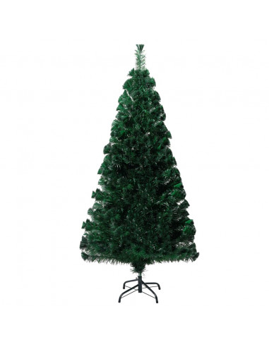 Albero Natale Artificiale con Supporto 120 cm in Fibra Ottica