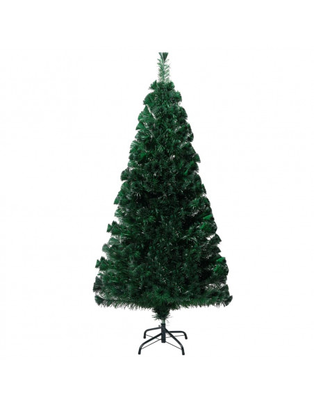 Albero Natale Artificiale con Supporto 120 cm in Fibra Ottica