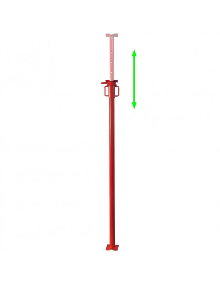 Asta di Sostegno ad Espansione 280 cm Rossa
