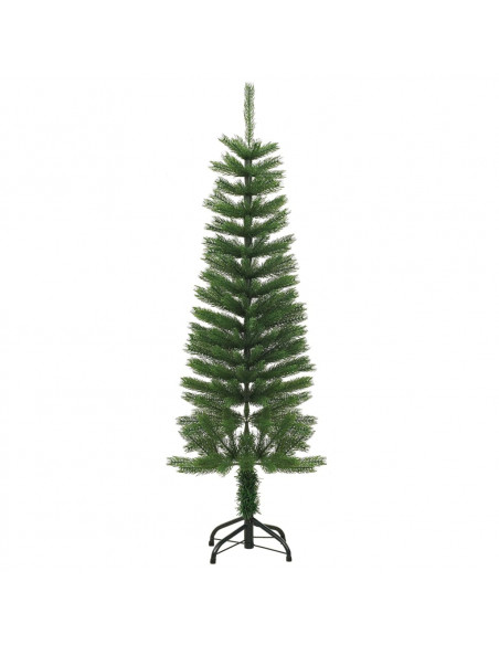 Albero di Natale Artificiale Sottile con Base 120 cm PE