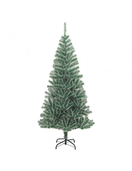Albero di Natale Artificiale con Neve Fioccata Verde 180 cm