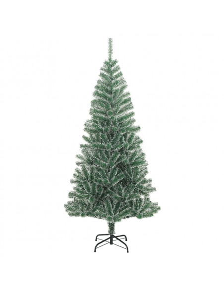 Albero di Natale Artificiale con Neve Fioccata Verde 240 cm