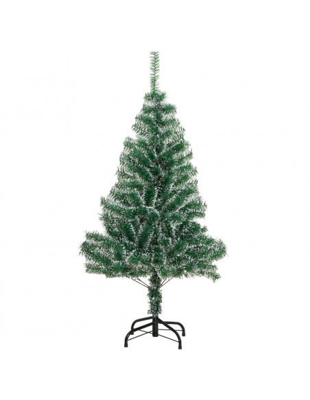 Albero di Natale Artificiale con Neve Fioccata Verde 150 cm