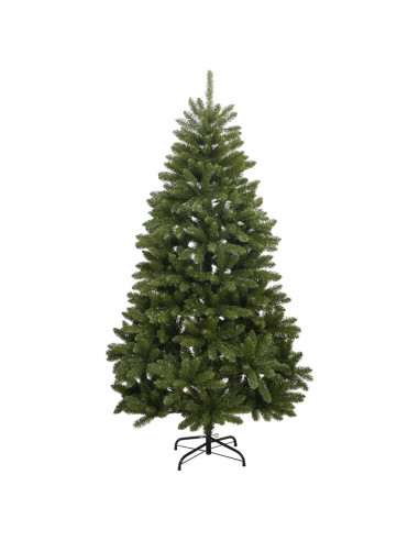 Albero di Natale Artificiale Incernierato con Base Verde 240 cm
