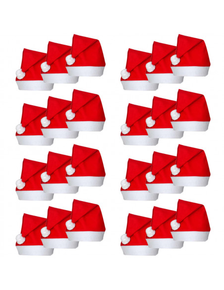 Cappelli Babbo Natale 24 pz