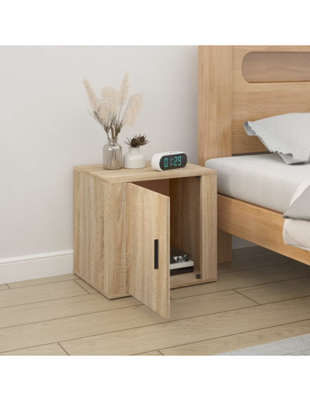 Comodino Rovere Sonoma 50x39x47 cm