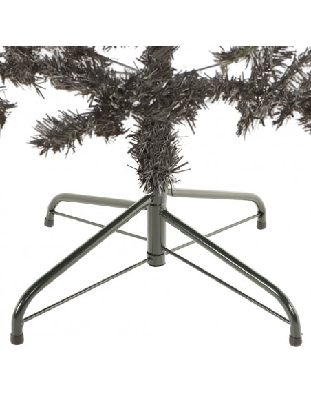 Albero di Natale Sottile Nero 240 cm